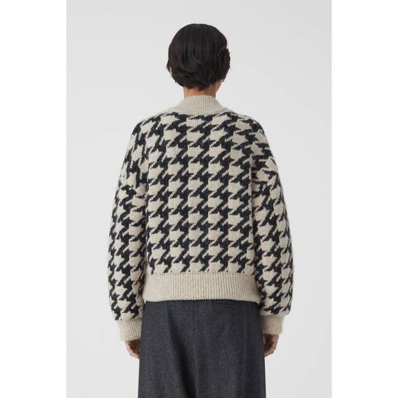 NEW CLOSED jacquard cardigan in black - Picture 2 of 5